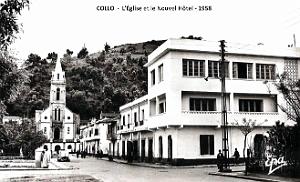 Collo - Eglise et Nouvel Hotel - 1958